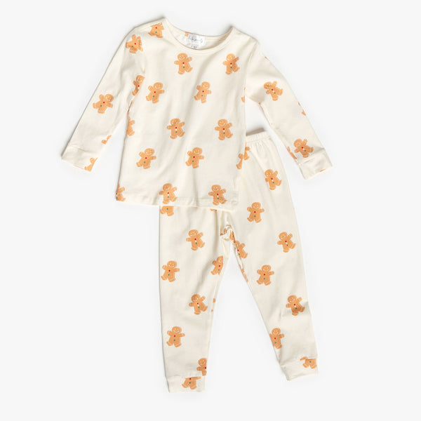 Gingerbread Cookie Two-Piece Pajamas