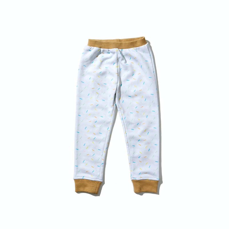 Sprinkle print sweatpants for toddlers
